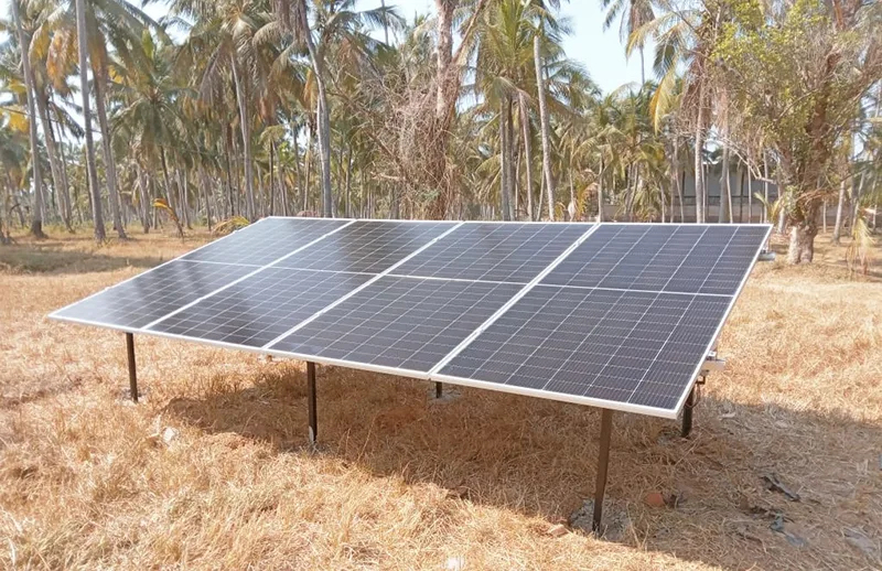 AC DC HF25-24-1100 Solar Irrigation Pompa jest nakładana w Sri Lance