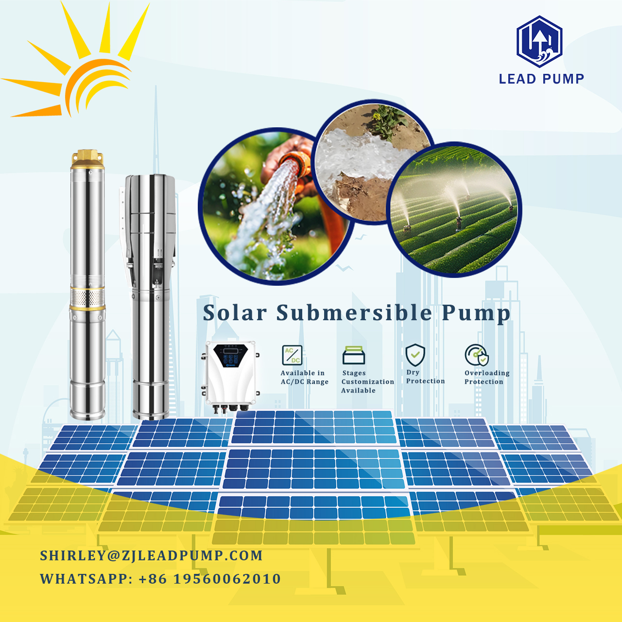 3 KM AC DC Solar Sodowisteble pompa została skutecznie obsługiwana w Wietnamie