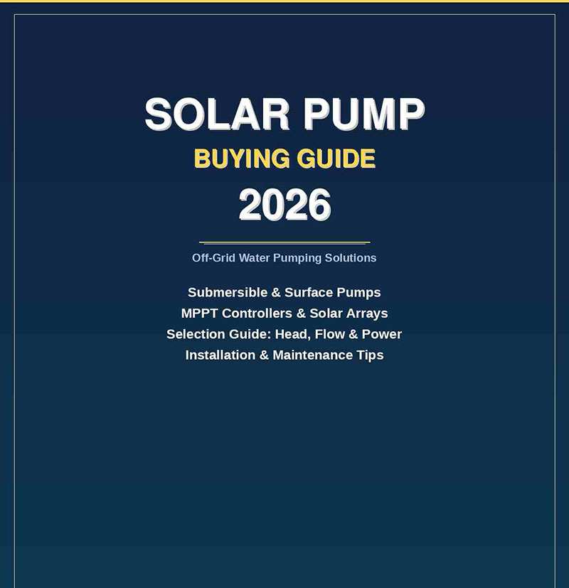 Przewodnik dla kupujących pompy solarne 2026