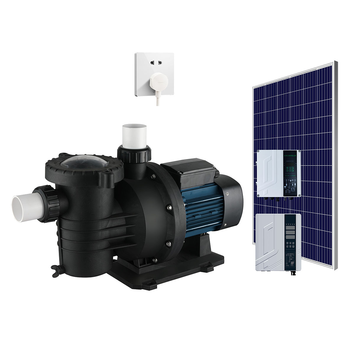 Hybrydowa pompa solarna AC DC