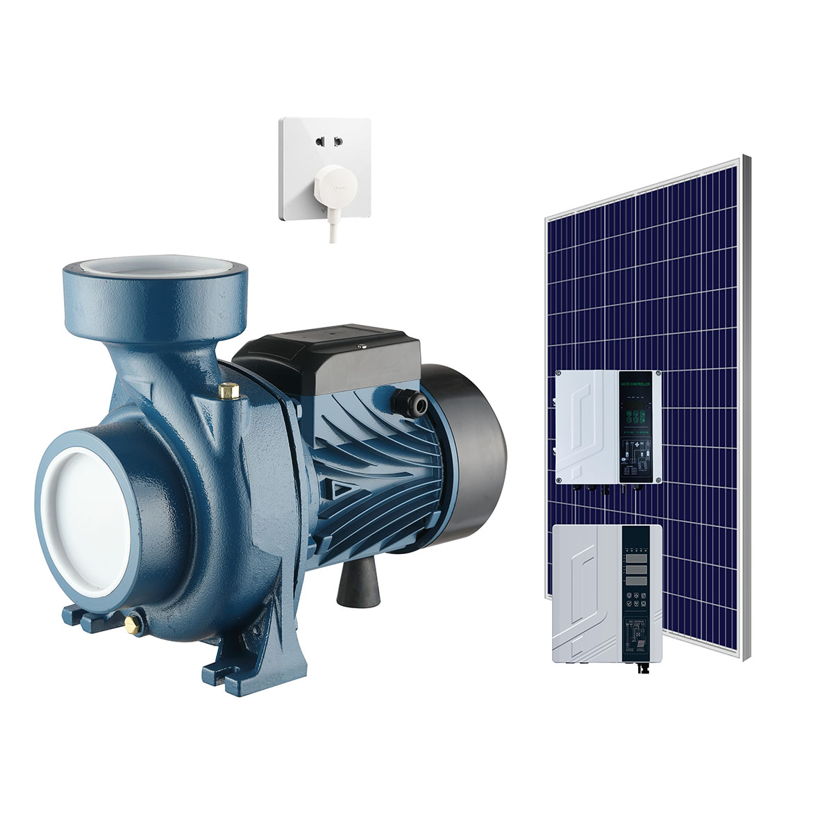 AC DC Wejściowe pompy zasilane energią słoneczną do nawadniania rolnictwa